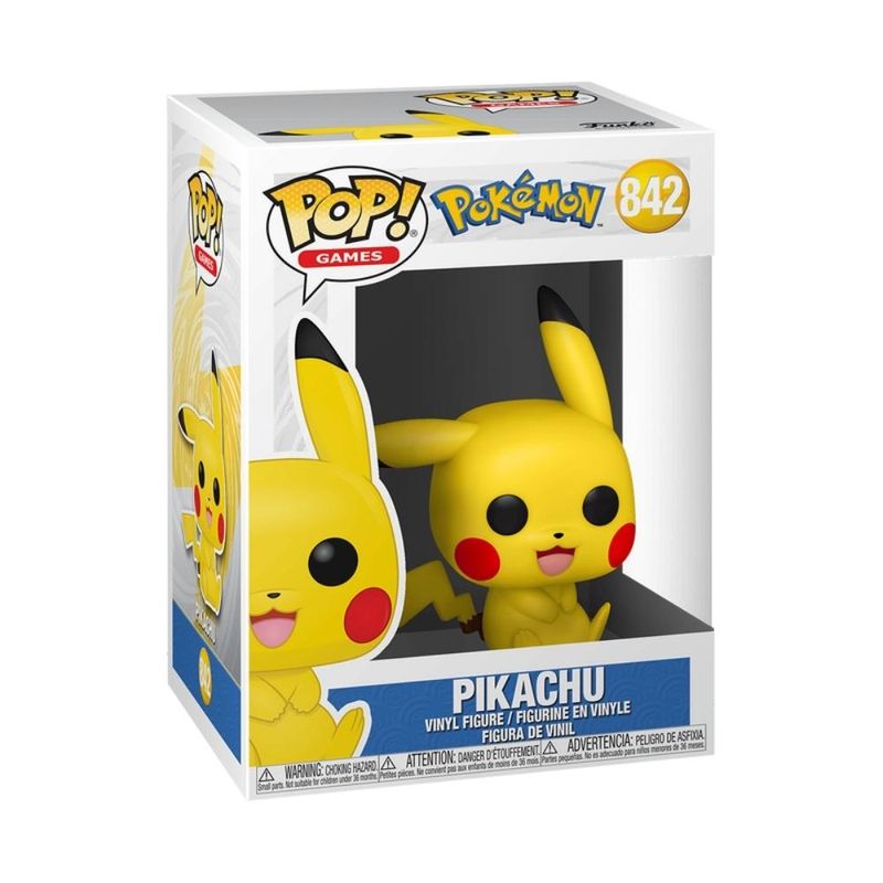 Boneco Funko Pop! Pokémon - Pikachu Sitting