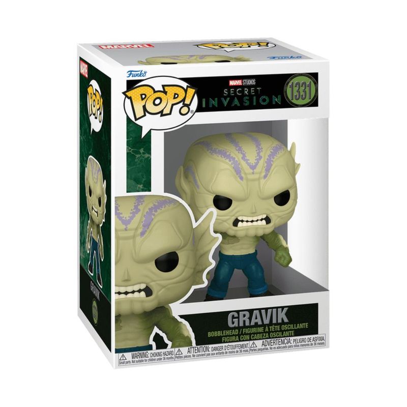 Boneco Funko Pop! Marvel Invasão Secreta - Gravik