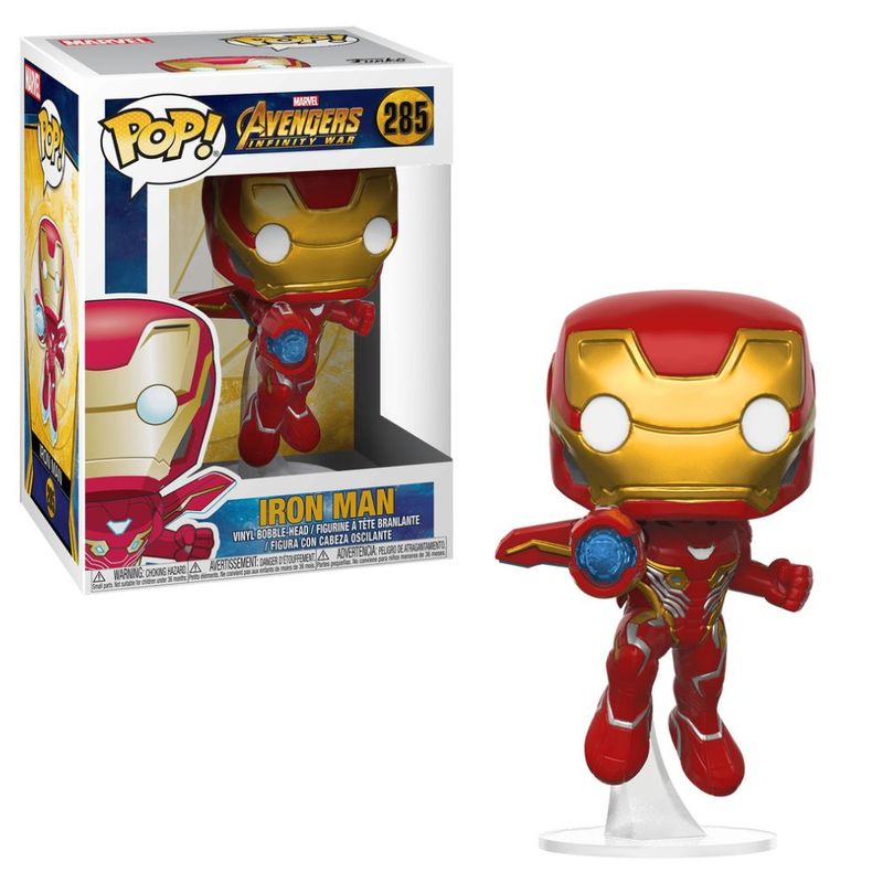 Boneco Funko Pop! Marvel Homem De Ferro Com Nano Propulsor