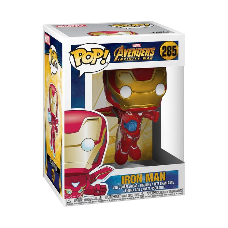 Boneco Funko Pop! Marvel Homem De Ferro Com Nano Propulsor