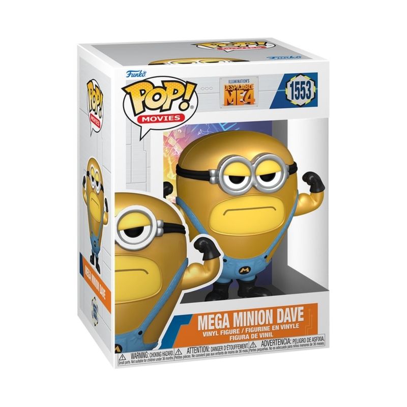 Boneco Funko Pop! Meu Malvado Favorito 4 – Mega Minion Dave