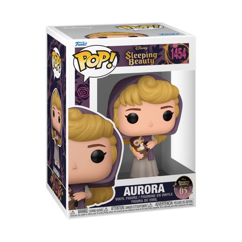 Boneco Funko Pop! Disney - A Bela Adormecida 65 Anos - Aurora Com Coruja