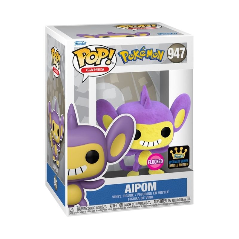 Boneco Funko Pop! Pokémon - Aipom (Flocked)