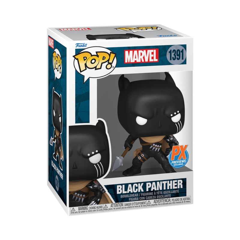 Boneco Funko Pop! Marvel Pantera Negra Com Lança