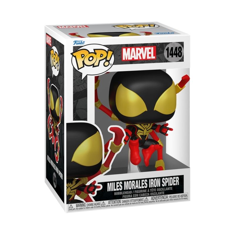 Boneco Funko Pop! Marvel Hq Homem-Aranha - Miles Homem-Aranha De Ferro