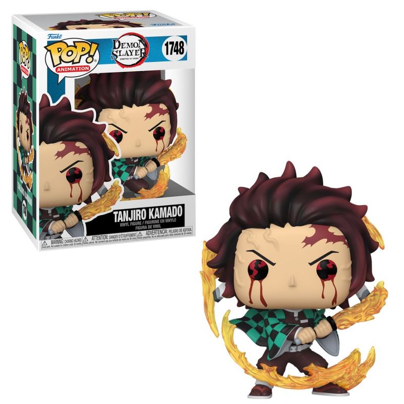 Boneco Funko Pop! Demon Slayer - Tanjiro Respiração Do Sol