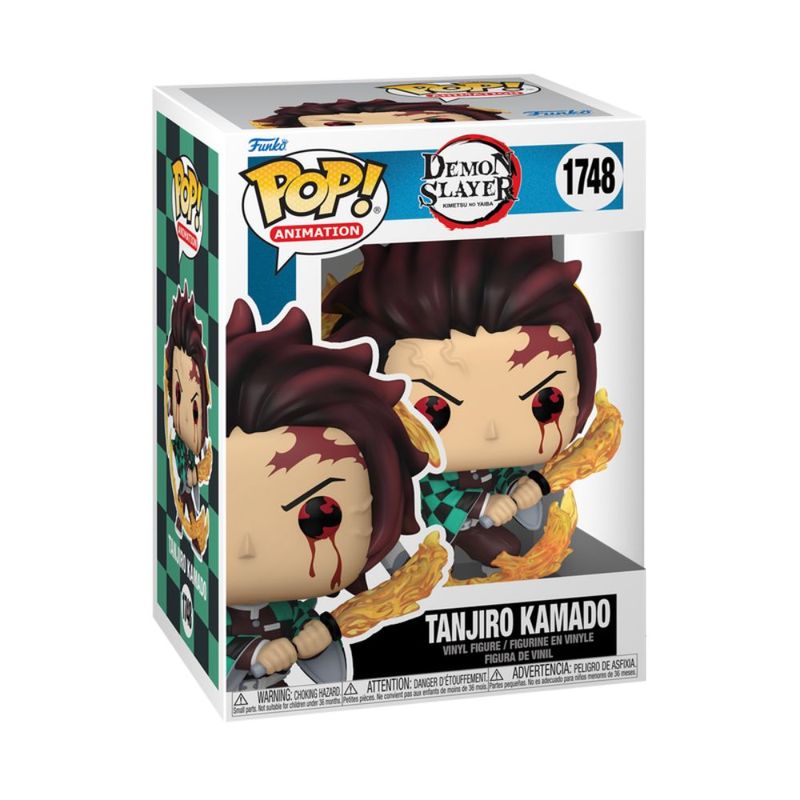Boneco Funko Pop! Demon Slayer - Tanjiro Respiração Do Sol