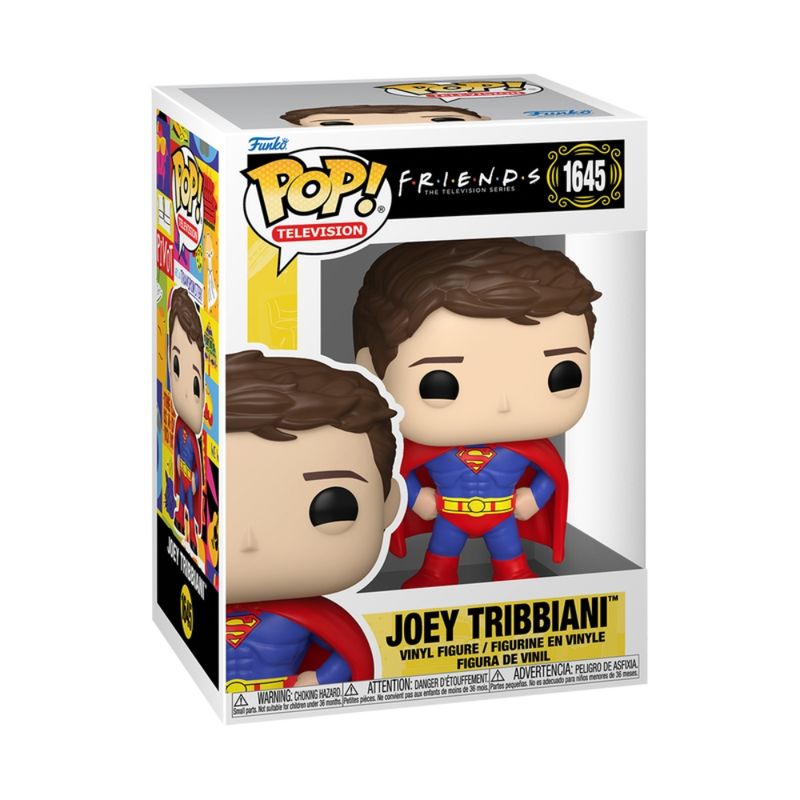 Boneco Funko Pop! Friends - Joey Fantasiado De Super-Homem