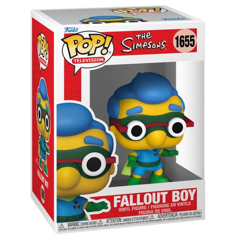 Boneco Funko Pop! Os Simpsons - Milhouse Como Fallout Boy