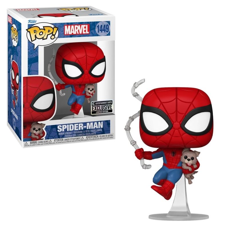 Boneco Funko Pop! Marvel Homem-Aranha E Cachorro Sandwich