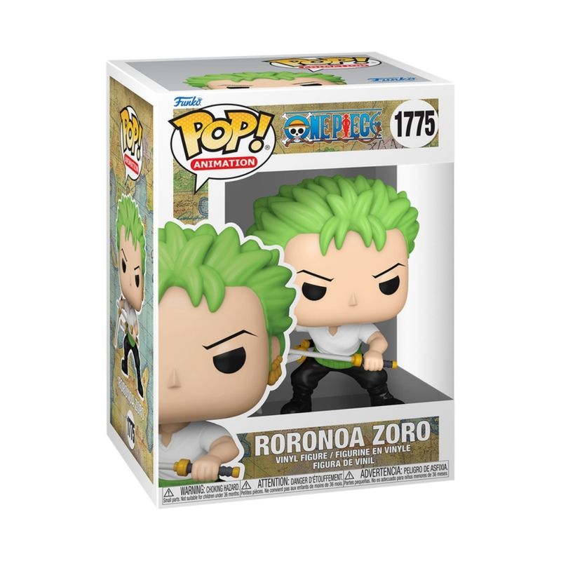Boneco Funko Pop! One Piece - Zoro Com Duas Espadas