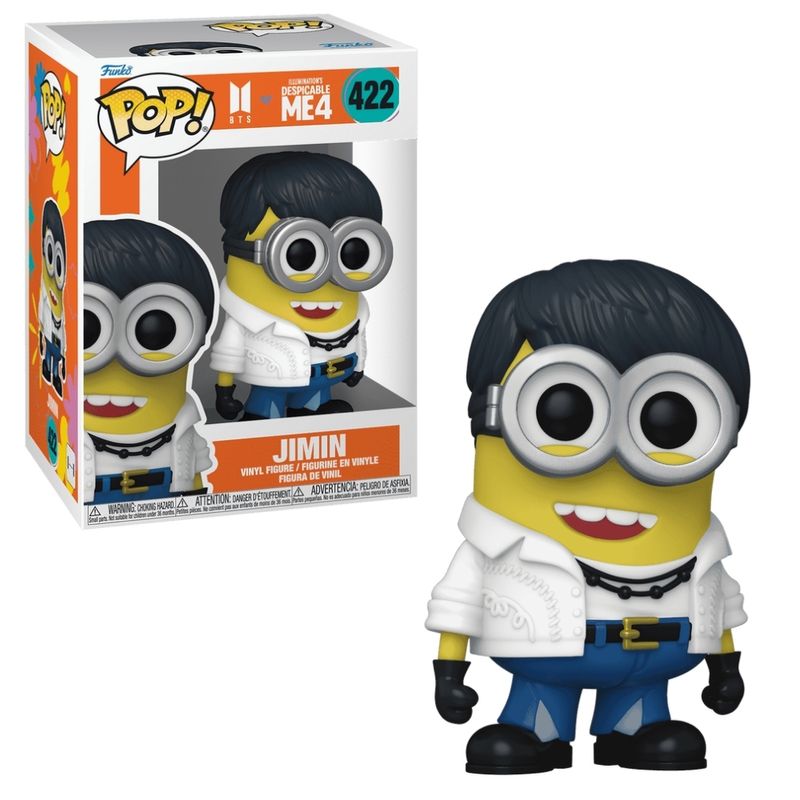 Boneco Funko Pop! Rocks Bts X Meu Malvado Favorito 4 - Jimin
