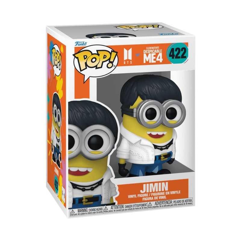 Boneco Funko Pop! Rocks Bts X Meu Malvado Favorito 4 - Jimin