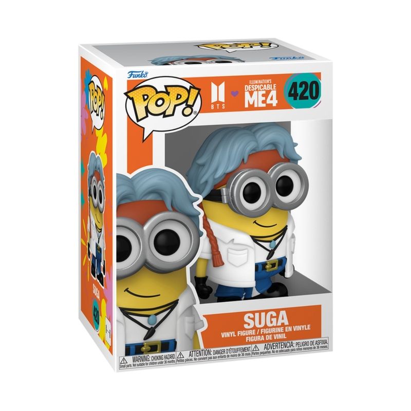 Boneco Funko Pop! Rocks Bts X Meu Malvado Favorito 4 - Suga