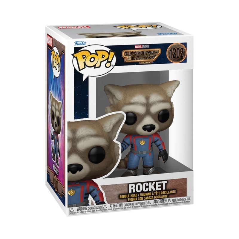 Boneco Funko Pop! Marvel Guardiões Da Galáxia Volume 3 - Rocket