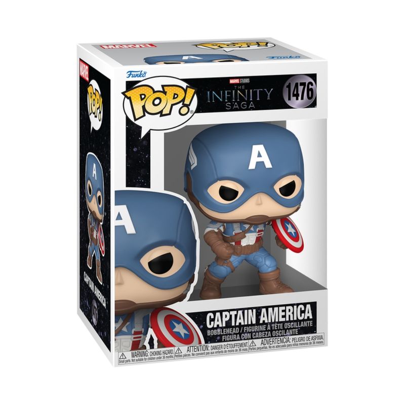Boneco Funko Pop! Marvel Capitão América O Primeiro Vingador - Capitão América