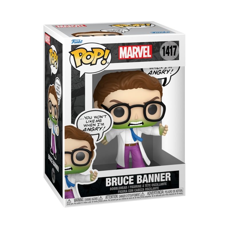 Boneco Funko Pop! Sayings Marvel - Bruce Banner