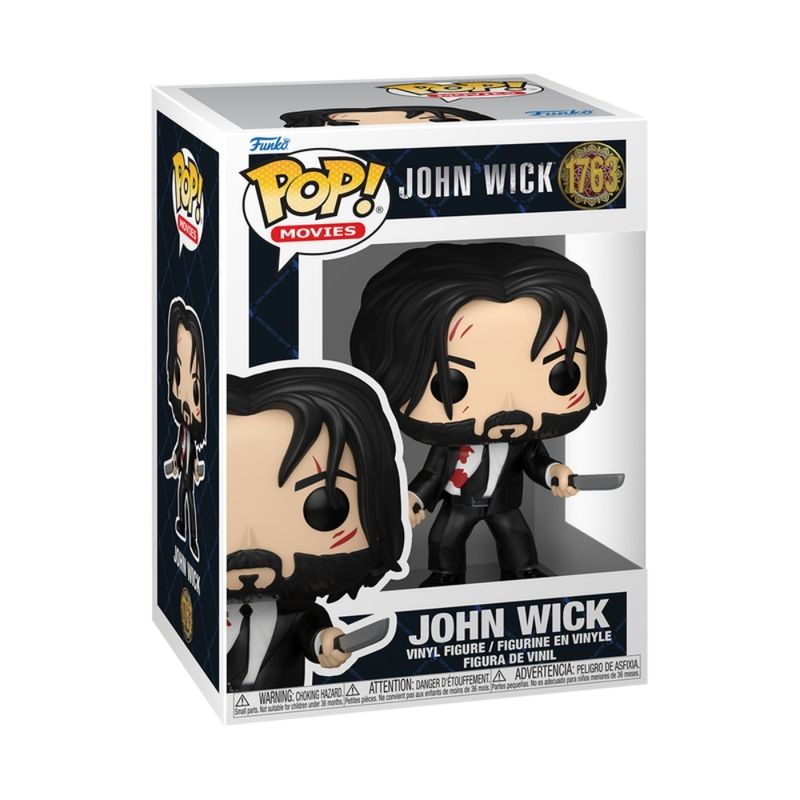 Boneco Funko Pop! John Wick - John Wick Com Duas Facas