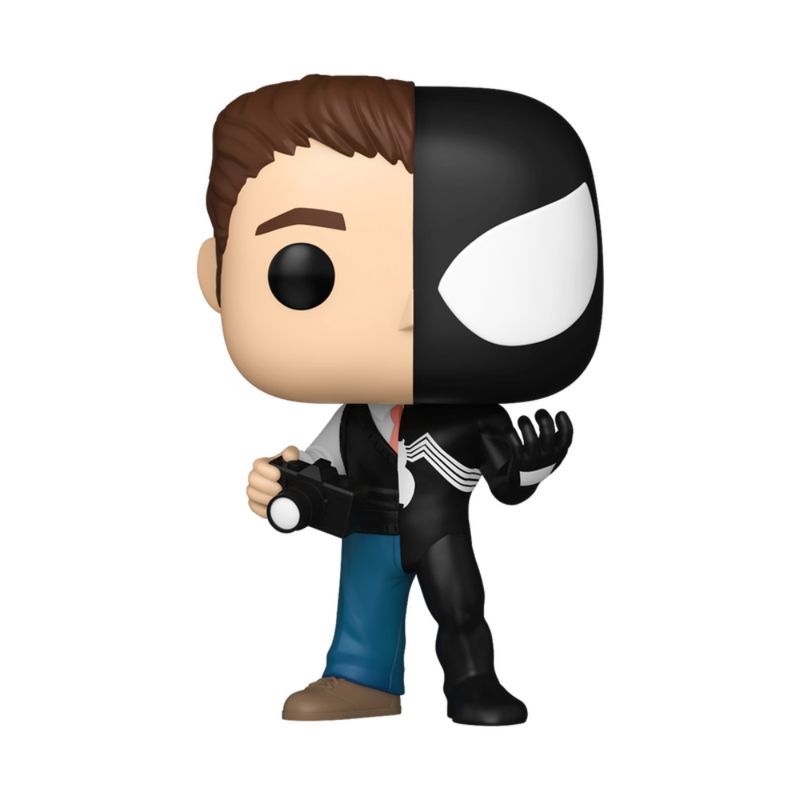 Boneco Funko Pop! Marvel Split - Peter Parker/Homem-Aranha Preto