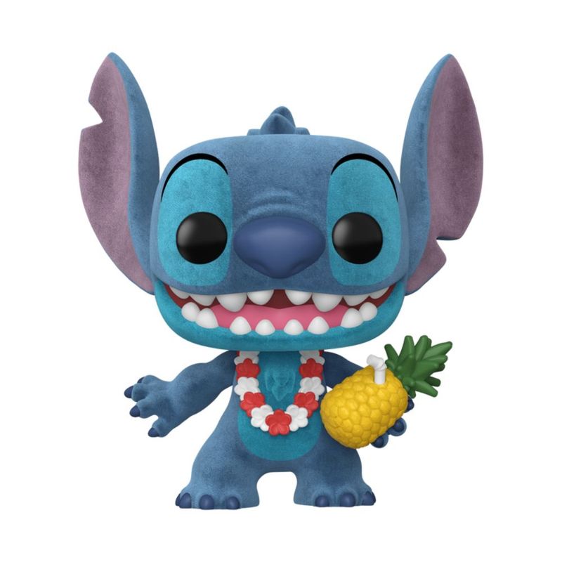 Boneco Funko Pop! Disney Lilo & Stitch - Luau Stitch (Flocked)