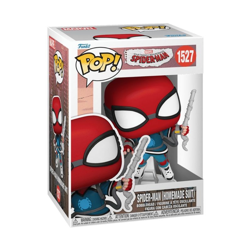 Boneco Funko Pop! Marvel Homem-Aranha Amigão Da Vizinhança - Homem-Aranha Traje Caseiro