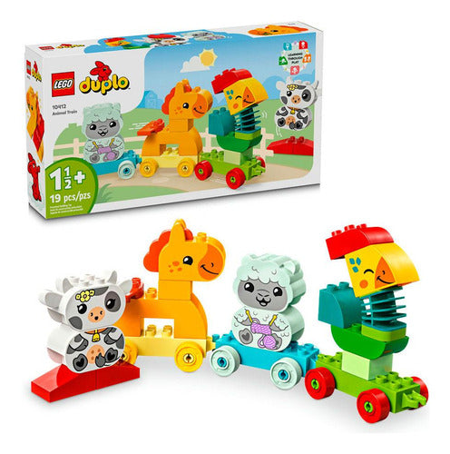 Lego Duplo Trem De Animais 10412 Blocos De Montar 19 Peças