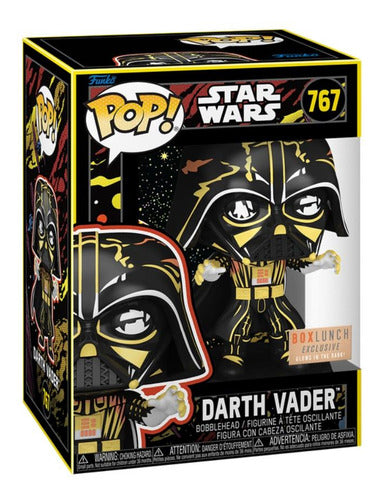 Boneco Funko Pop! Star Wars - Darth Vader Retro (glow)