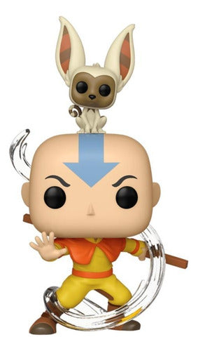 Boneco Aang Com Momo De Avatar Funko Pop