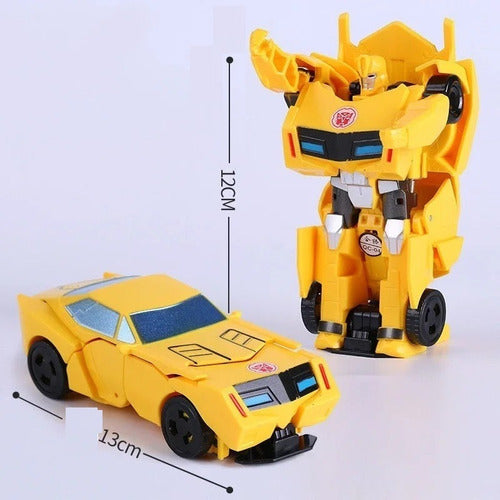 3 Bonecos Transformers Action Figure Boneco Vira Robo