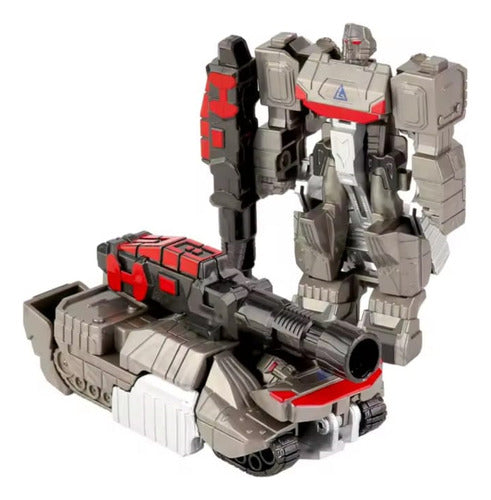 3 Bonecos Transformers Action Figure Boneco Vira Robo
