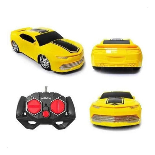 Carrinho Carro Controle Remoto Ultra Carros - Camaro Amarelo