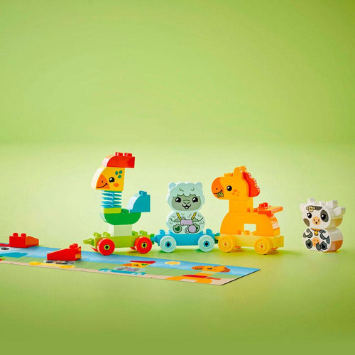 Lego Duplo Trem De Animais 10412 Blocos De Montar 19 Peças