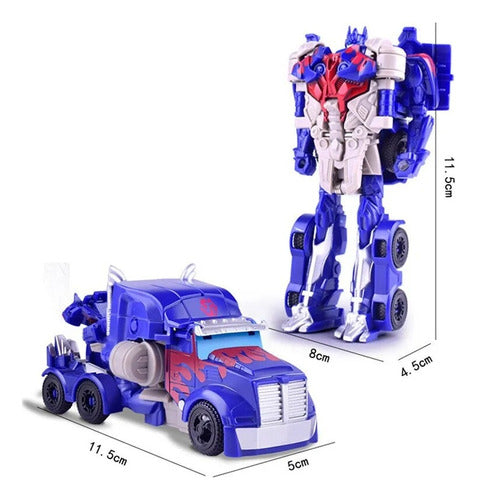 3 Bonecos Transformers Action Figure Boneco Vira Robo
