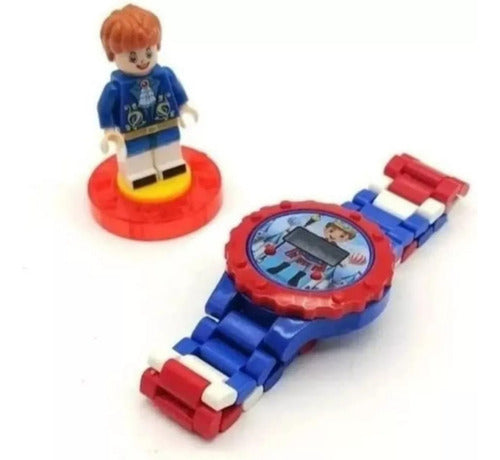 Relógio Infantil Menino Digital Principe Lego Azul